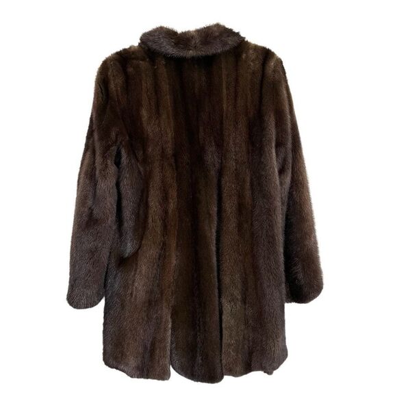 Luxury Genuine Mink Fur Coat - Picture 4 of 6